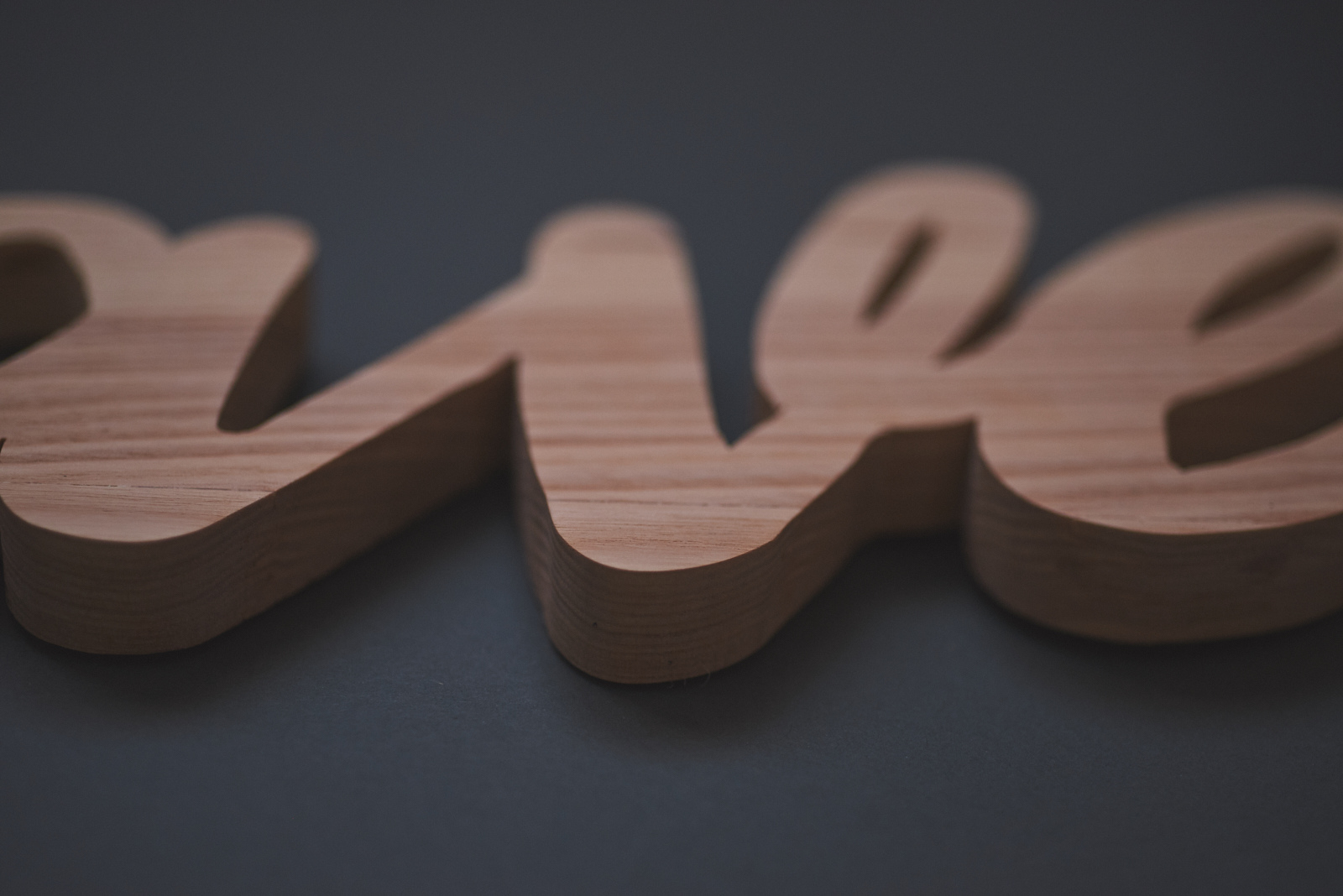 Handmade Wood Typography | epspictures